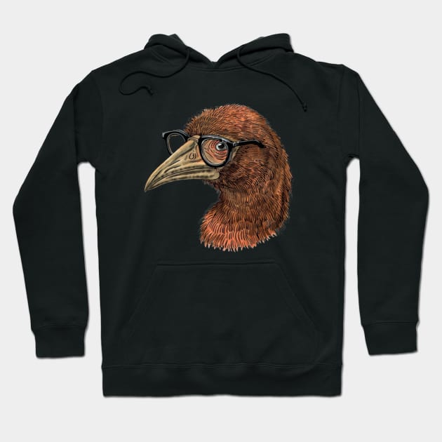 Nerd Bird Hoodie by Carnets de Turig